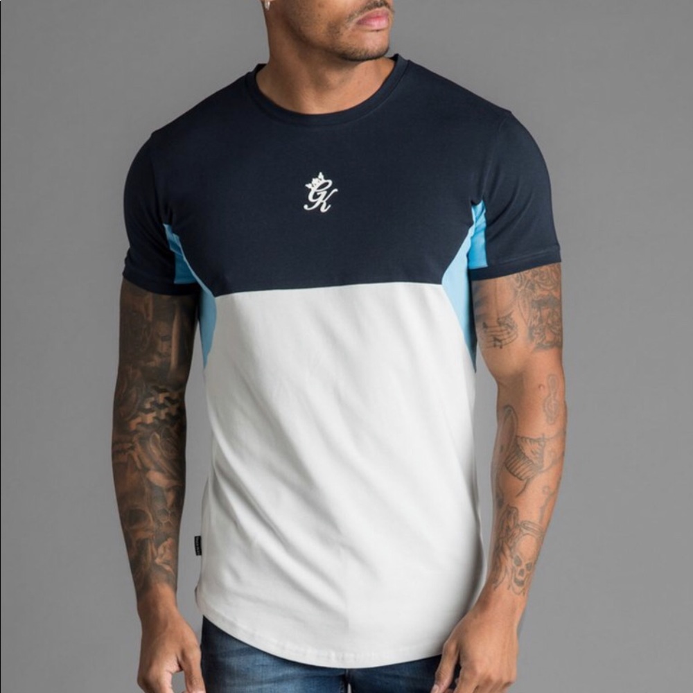 GK SONNY T-SHIRT -MICROCHIP/NAVY NIGHTS/LIGHT BLUE